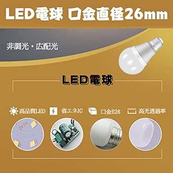LED電球 e26口金 100W形相当 12.3W 1520lm 高輝度 電球色 2700K 広配光タイプ 高演色 省エネ 密閉形_画像3
