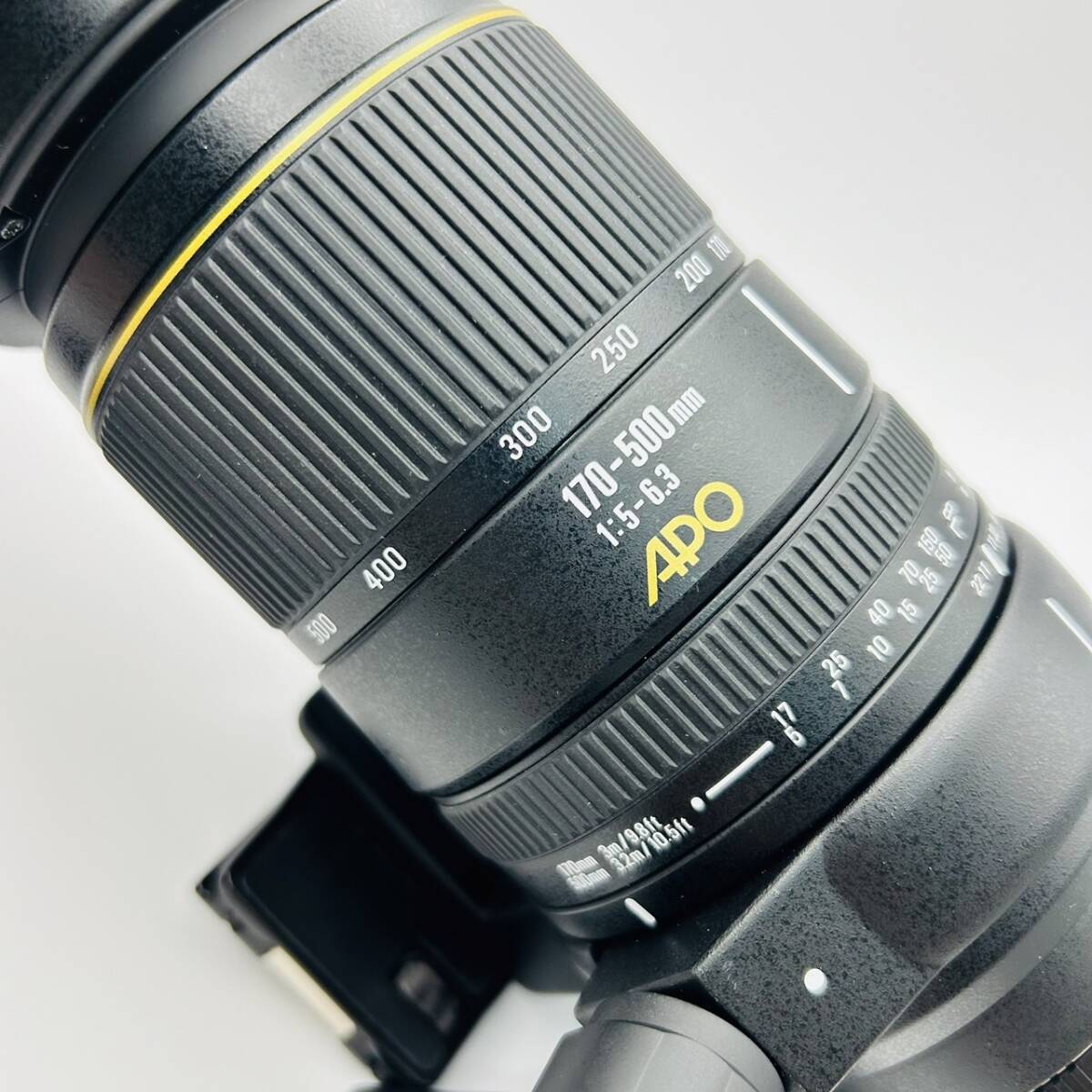 【④】望遠レンズ　SIGMA　シグマ　APO　170-500mm　1：5-6.3　中古品　保管品　キレイ目　フード付き_画像2