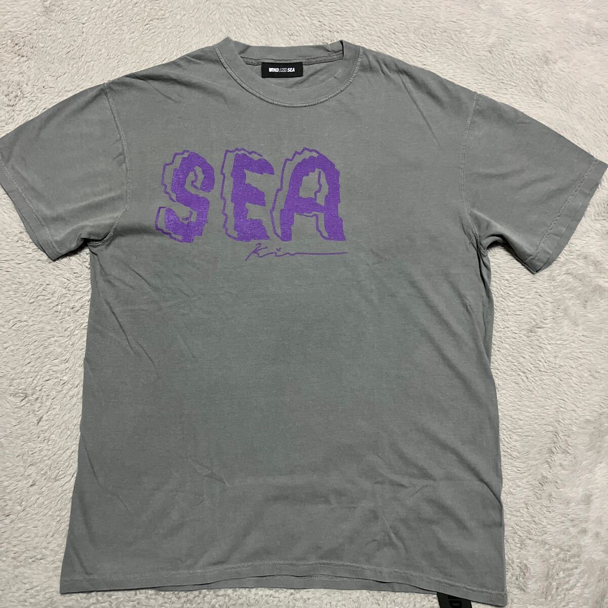 WIND AND SEA × Koichiro Takagi tee tシャツ L wolf grey の画像2