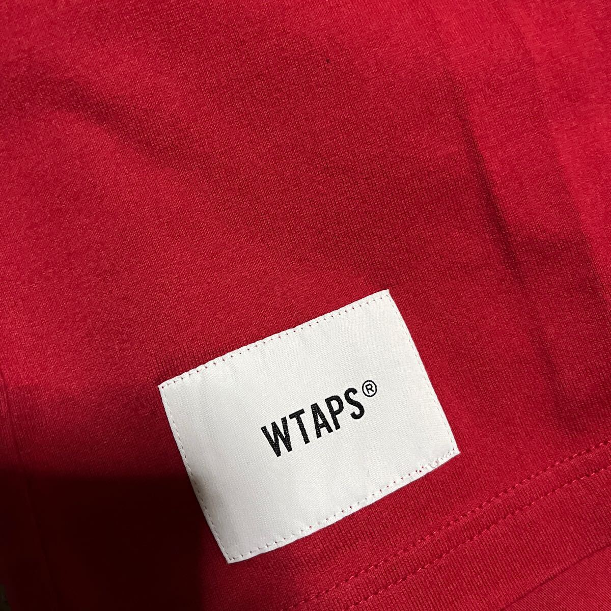 20ss WTAPS BLANK SS 02 tee tシャツ　赤　ワインレッド　wtvua design _画像5