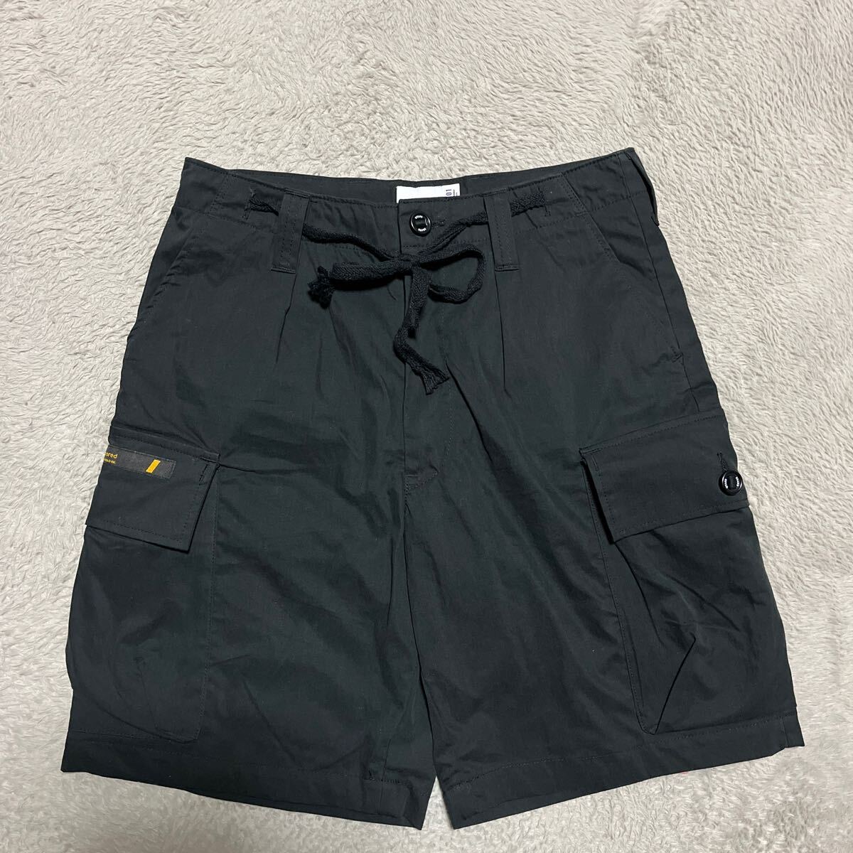 21ss WTAPS JUNGLE COUNTRY SHORTS NYCO TUSSAH ショーツ　ハーフパンツ　ジャングル　黒　ブラック　1 カーゴパンツ　wtvua design_画像1