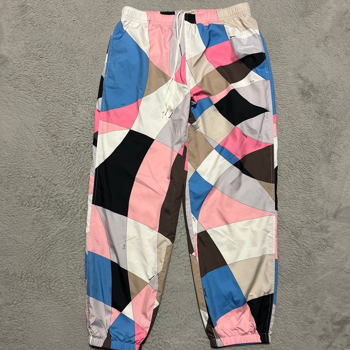 21ss Supreme Emilio Pucci Sport Pant Pinkシュプリーム エミリオ プッチ スポーツ パンツ ピンク ナイロンパンツ　 M _画像2