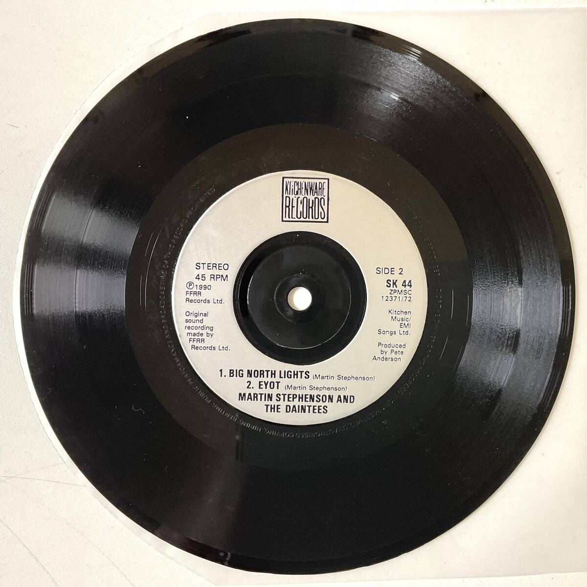 Martin Stephenson And The Daintees - Left Us To Burn UK 1990 ORIGINAL Kitchenware Records SK44 *7“ EPレコード LICCA*RECORDS 139_画像4