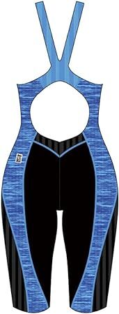  MIZUNO(ミズノ) レース用競泳水着 レディース FX SONIC ハーフスーツ FINA承認 N2MG7231 ブラック×ターコイズ Lサイズ 206-526★の画像3