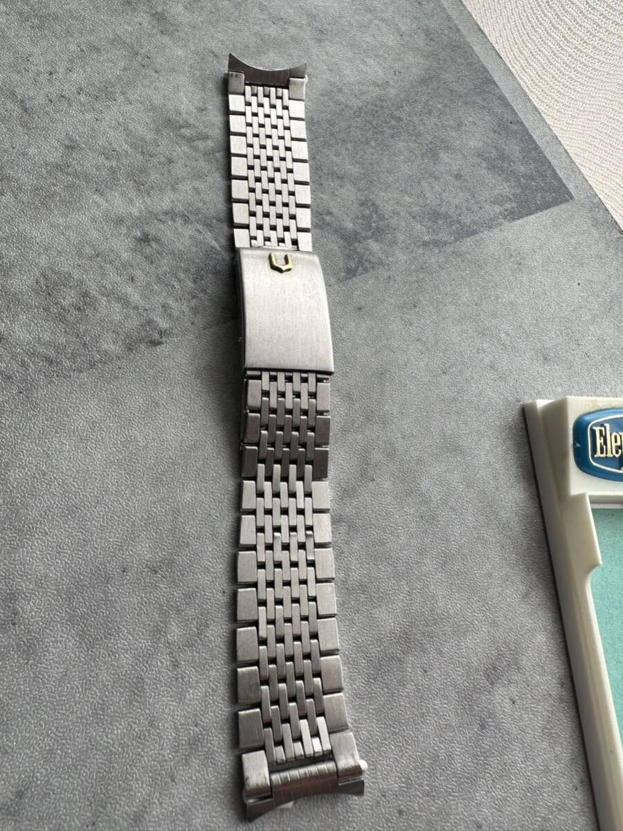 ユニバーサルジュネーブ 純正ベルト ブレス シルバーカラー メンズ腕時計用 の画像1