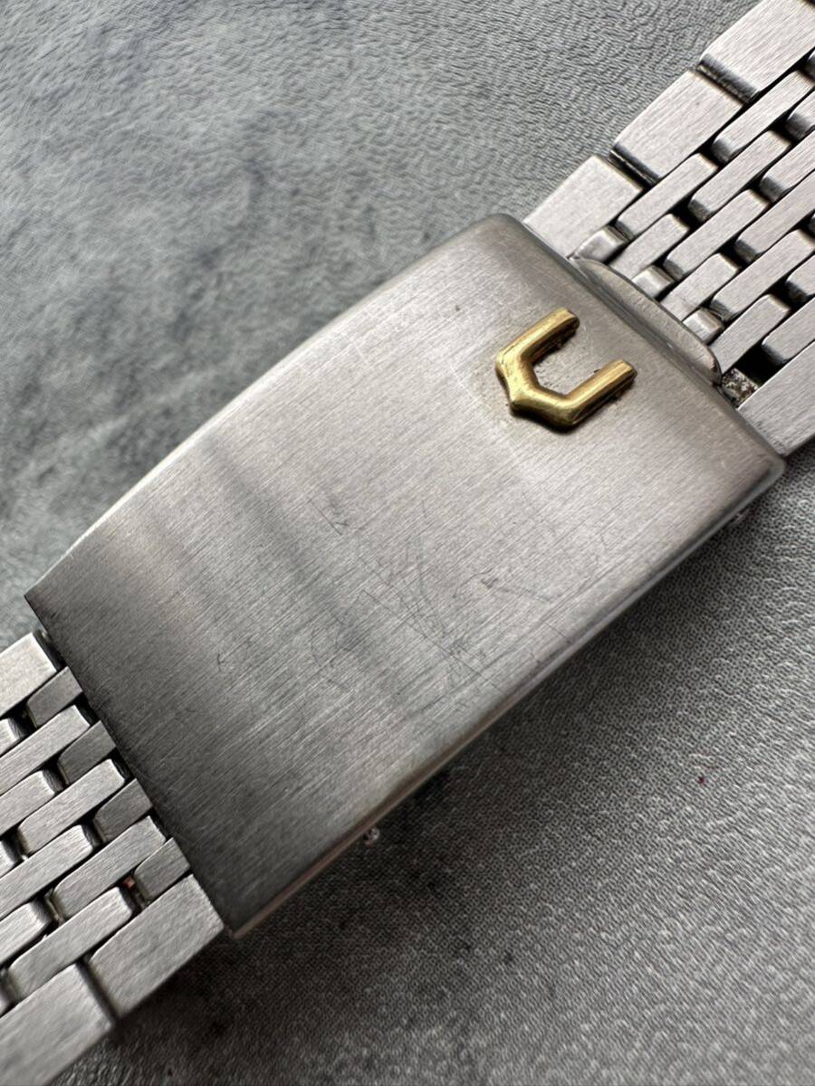 ユニバーサルジュネーブ 純正ベルト ブレス シルバーカラー メンズ腕時計用 の画像7