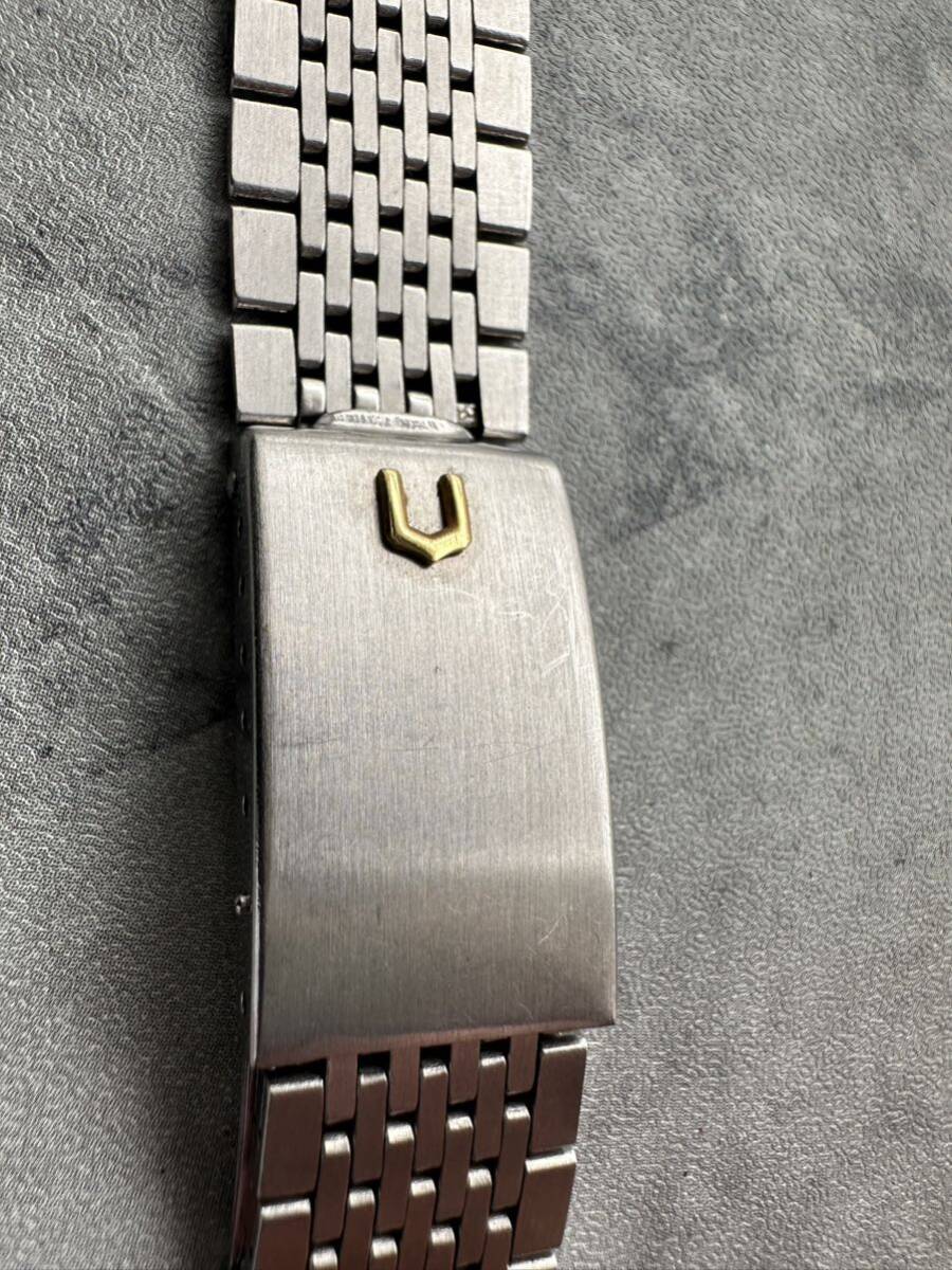 ユニバーサルジュネーブ 純正ベルト ブレス シルバーカラー メンズ腕時計用 の画像2