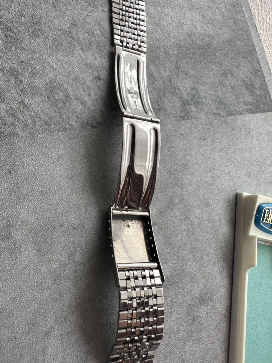 ユニバーサルジュネーブ 純正ベルト ブレス シルバーカラー メンズ腕時計用 の画像4