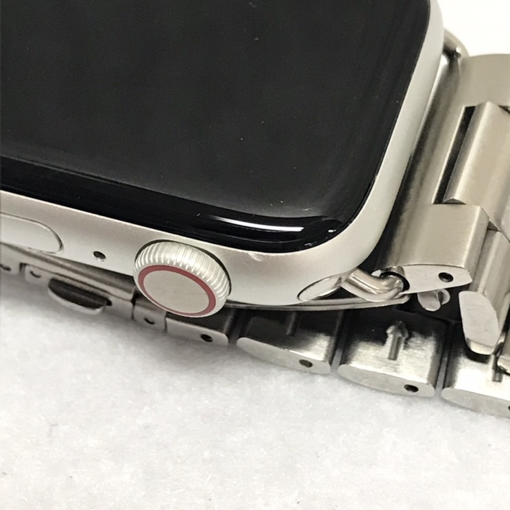 ★1円スタート Apple Watch SERIES 5 44mm GPS Cellularモデル ステンレススチールバンド アップルウォッチ 現状品 中古品 保管品の画像4