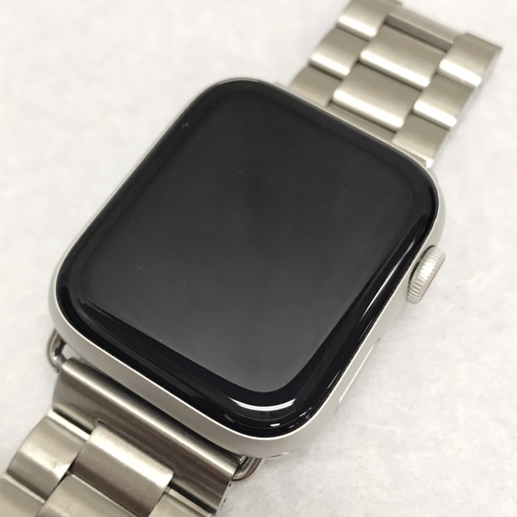 ★1円スタート Apple Watch SERIES 5 44mm GPS Cellularモデル ステンレススチールバンド アップルウォッチ 現状品 中古品 保管品の画像2