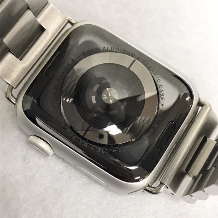 ★1円スタート Apple Watch SERIES 5 44mm GPS Cellularモデル ステンレススチールバンド アップルウォッチ 現状品 中古品 保管品の画像7