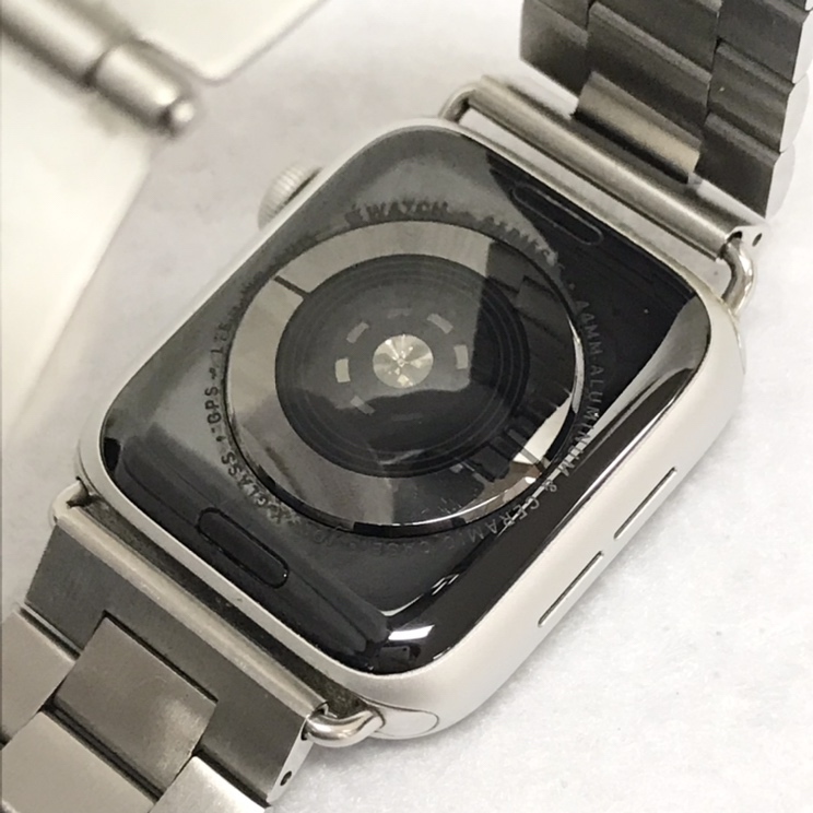 ★1円スタート Apple Watch SERIES 5 44mm GPS Cellularモデル ステンレススチールバンド アップルウォッチ 現状品 中古品 保管品の画像6