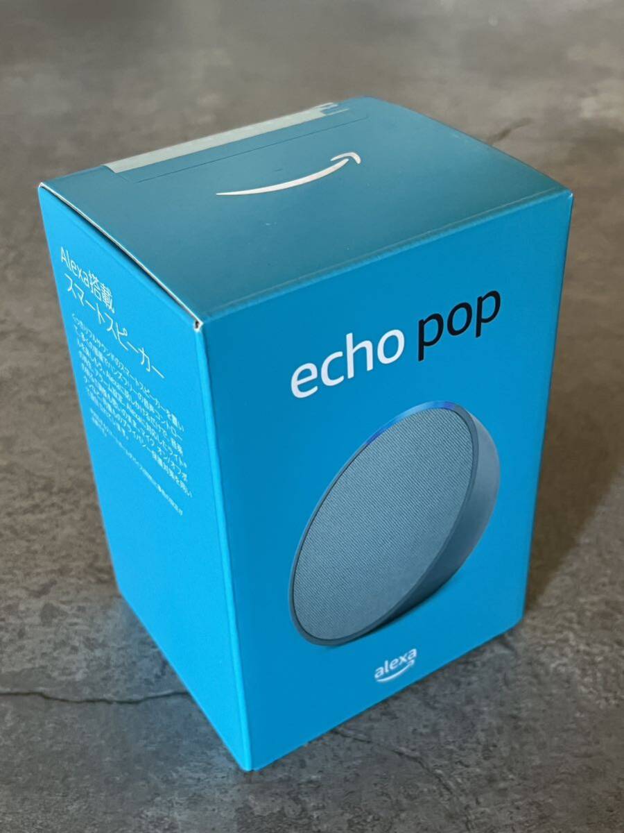 Echo Pop エコーポップ Alexa Amazon アレクサ ティールグリーン スマートスピーカー スピーカー Bluetooth 新品未使用 未開封の画像2