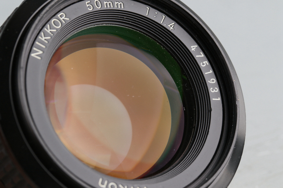 Nikon Nikkor 50mm F/1.4 Ai Lens #53117H13_画像3