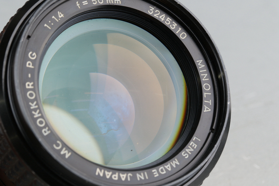Minolta MC Rokkor-PG 50mm F/1.4 Lens for MD Mount #53177H11#AU_画像3
