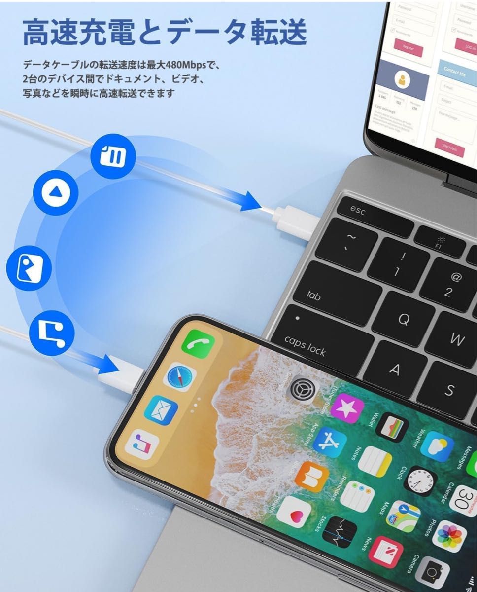 (35W) USB-C 急速充電器【PSE技術基準適合/PowerIQ 3.0 (Gen2)搭載】iPhone Android