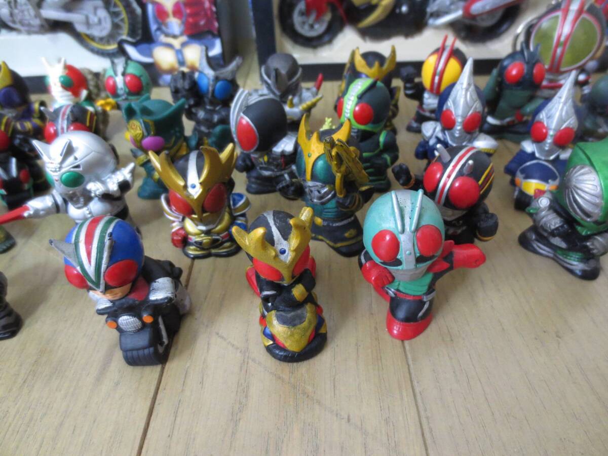  Kamen Rider large amount finger doll figure & bike set sale together set 