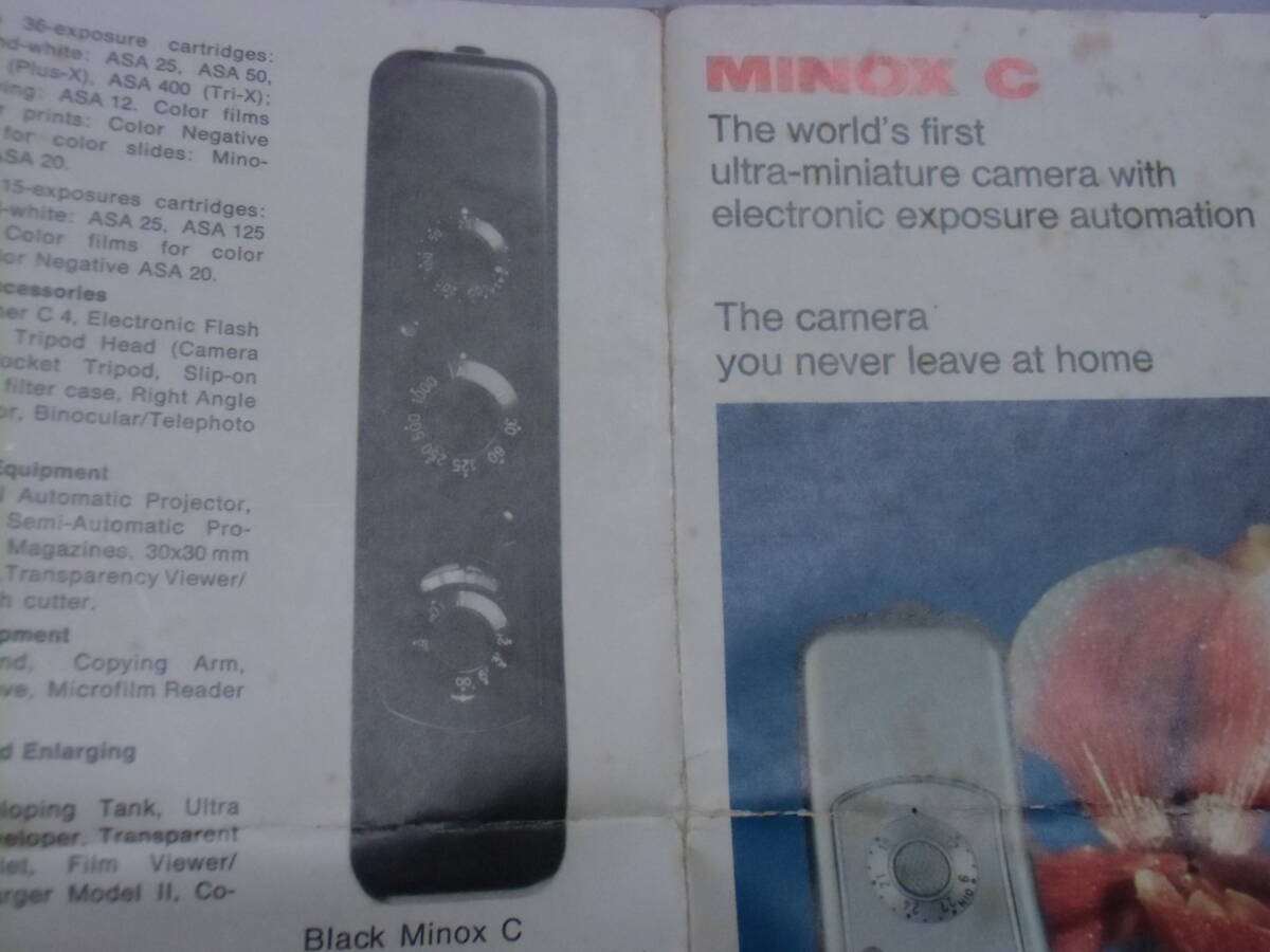 即決 昭和レトロ ミノックス Minox C MINOX 小型カメラ minox 1:35 f＝15㎜ 希少 骨董品 コンパクトカメラ スパイカメラ 動作未確認_画像2