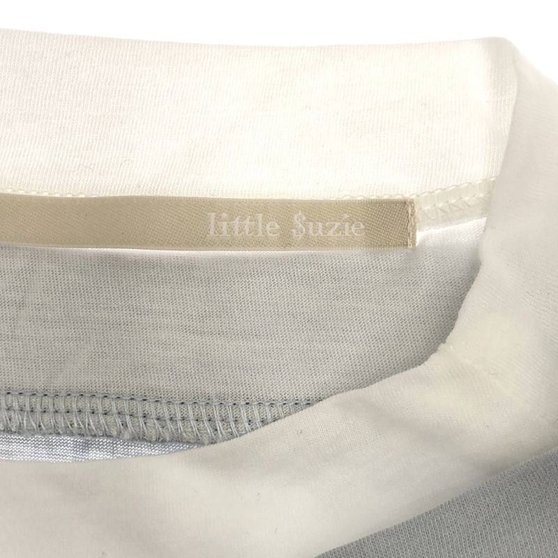 Little $uzie / リトルスージー | Hight Gauge Cotton Layerd LST Tシャツ | F | アイスブルー/ホワイト | レディース_画像5
