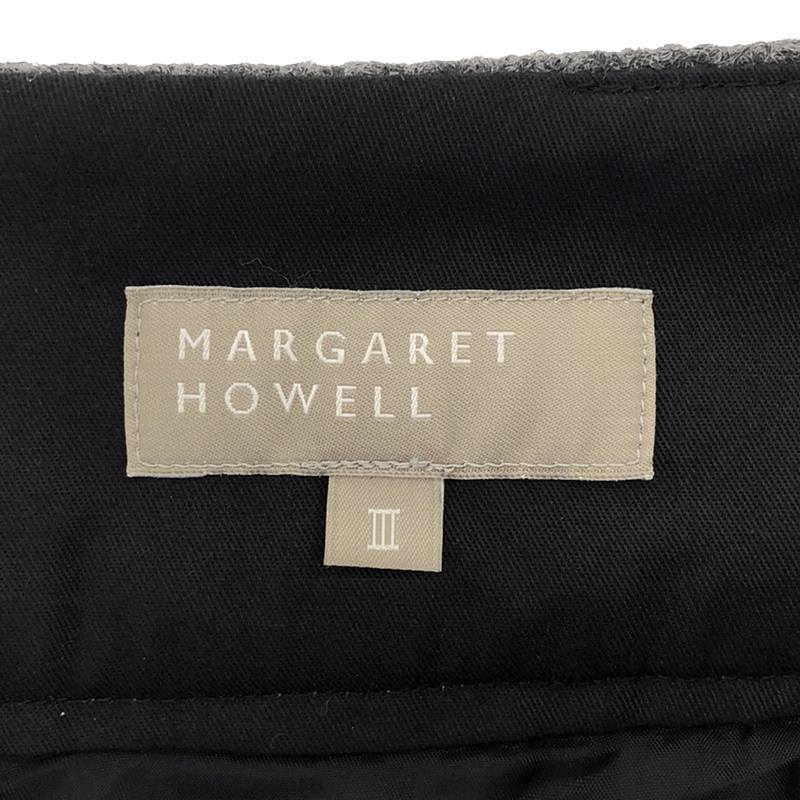 MARGARET HOWELL / マーガレットハウエル | ウール フレアスカート | 3 | グレー | レディース_画像6