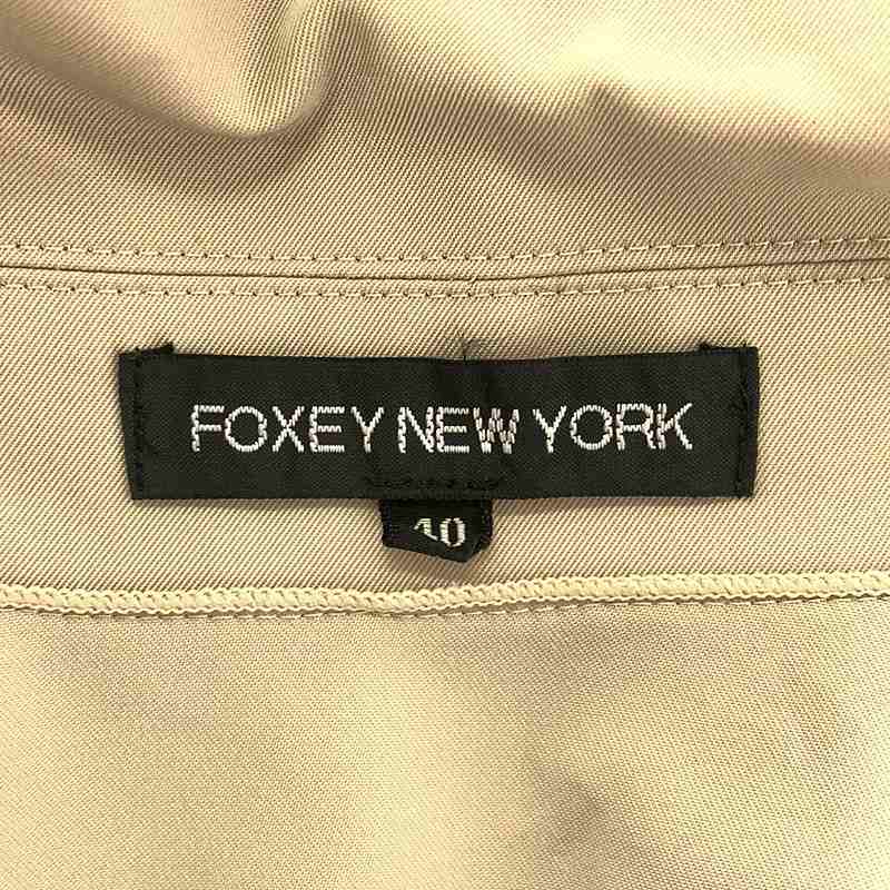FOXEY NEW YORK / フォクシーニューヨーク | バックタック テーラードジャケット | 40 | ベージュ | レディース_画像5