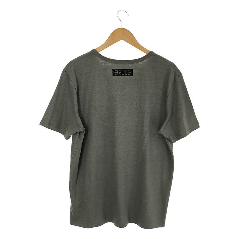 GO HEMP / ゴーヘンプ | NATURE CALLS / MONO TONE BASIC SHORT SLEEVE TEE / オーガニックコットン プリントTシャツ | L | グリーン_画像4