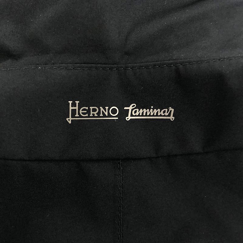 【美品】 HERNO / ヘルノ | Laminar GORE-TEX ステンカラーハーフコート | 48 | ブラック | メンズ_画像10