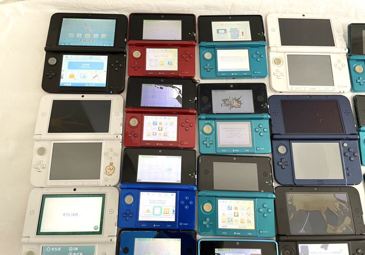 《任天堂》【3DS】まとめて25台とソフト14本［ジャンク品］です。の画像3
