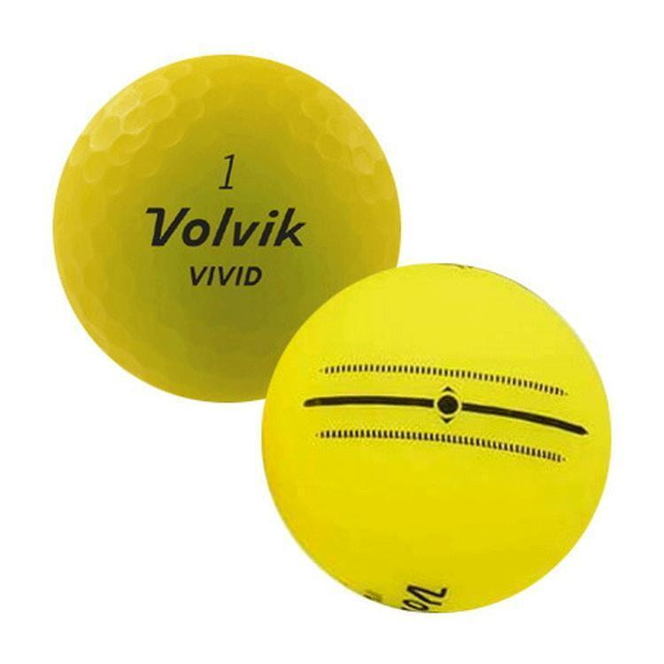 新品 2022■税込■ 5ダース 60球 ■ ボルビック ≪ Volvik VIVID 22 ≫ イエロー　3ピース_画像3