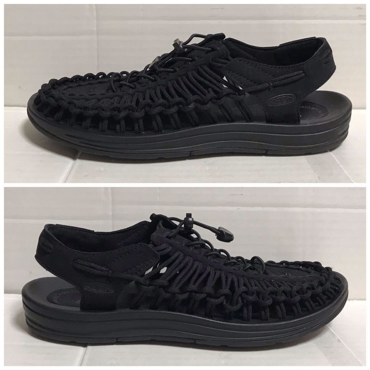 KEEN キーン UNEEK ユニーク SANDALサンダル 黒 ブラック US 10 28CM_画像1