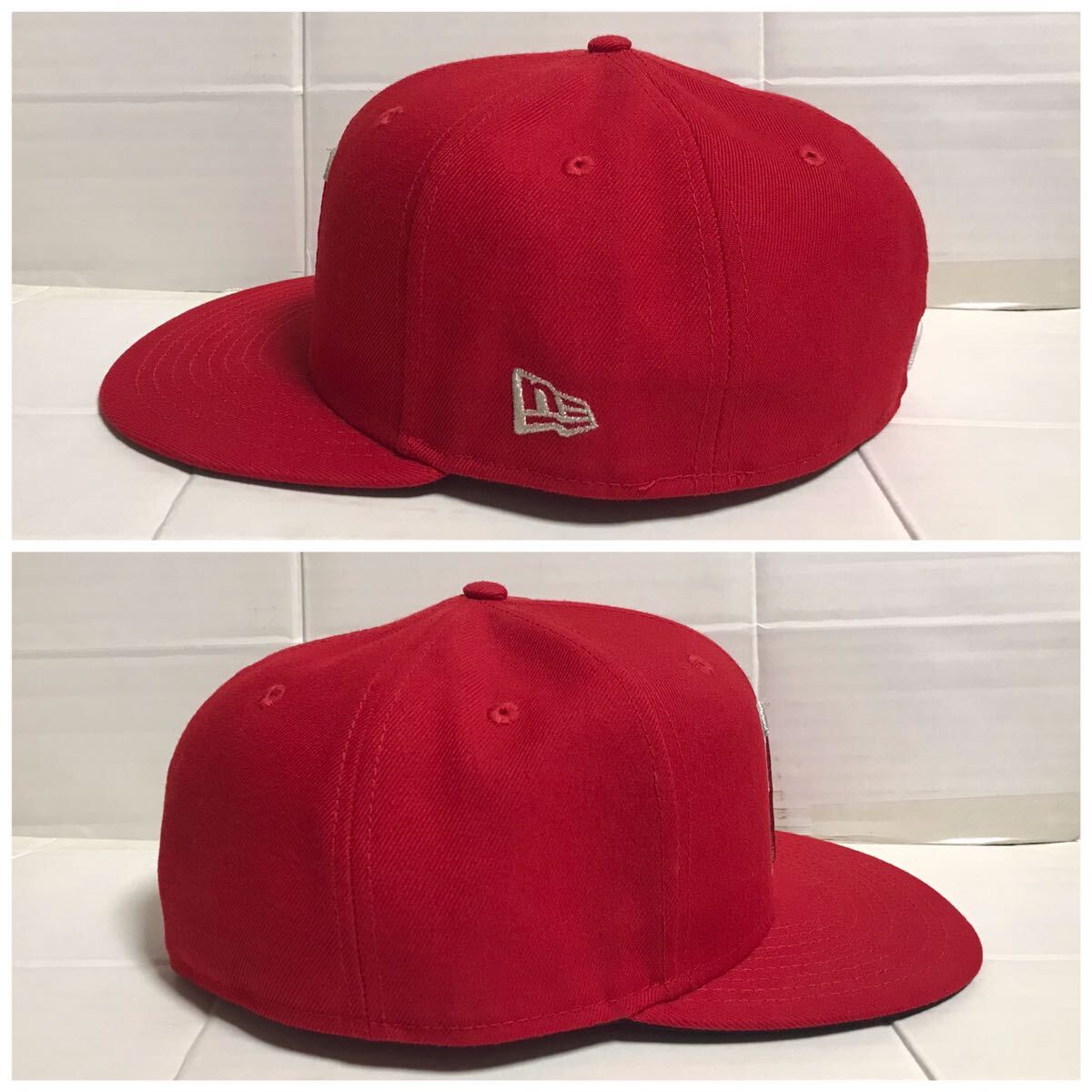 NEWERA ニューエラ AUTHENTIC オーセンティック MLB Los Angeles Angels ロサンゼルス エンゼルス キャップ 帽子 赤 レッド 8 (63.5cm)_画像3