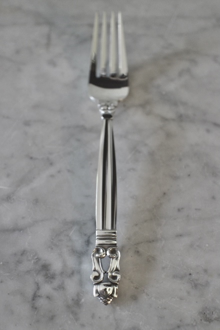 ジョージジェンセン.ランチョンフォーク.Georg Jensen.エコーンACORN.純銀 925.スターリングシルバー.Sterling Silver _画像1