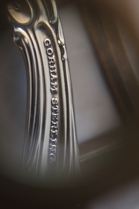  американский GORHAM [Decor]tina- вилка оригинальный серебряный 925 оборудование орнамент ... товар есть (1953 год departure таблица ) sterling серебряный Sterling Silver