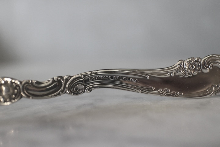  американский GORHAM [Decor]tina- вилка оригинальный серебряный 925 оборудование орнамент ... товар есть (1953 год departure таблица ) sterling серебряный Sterling Silver