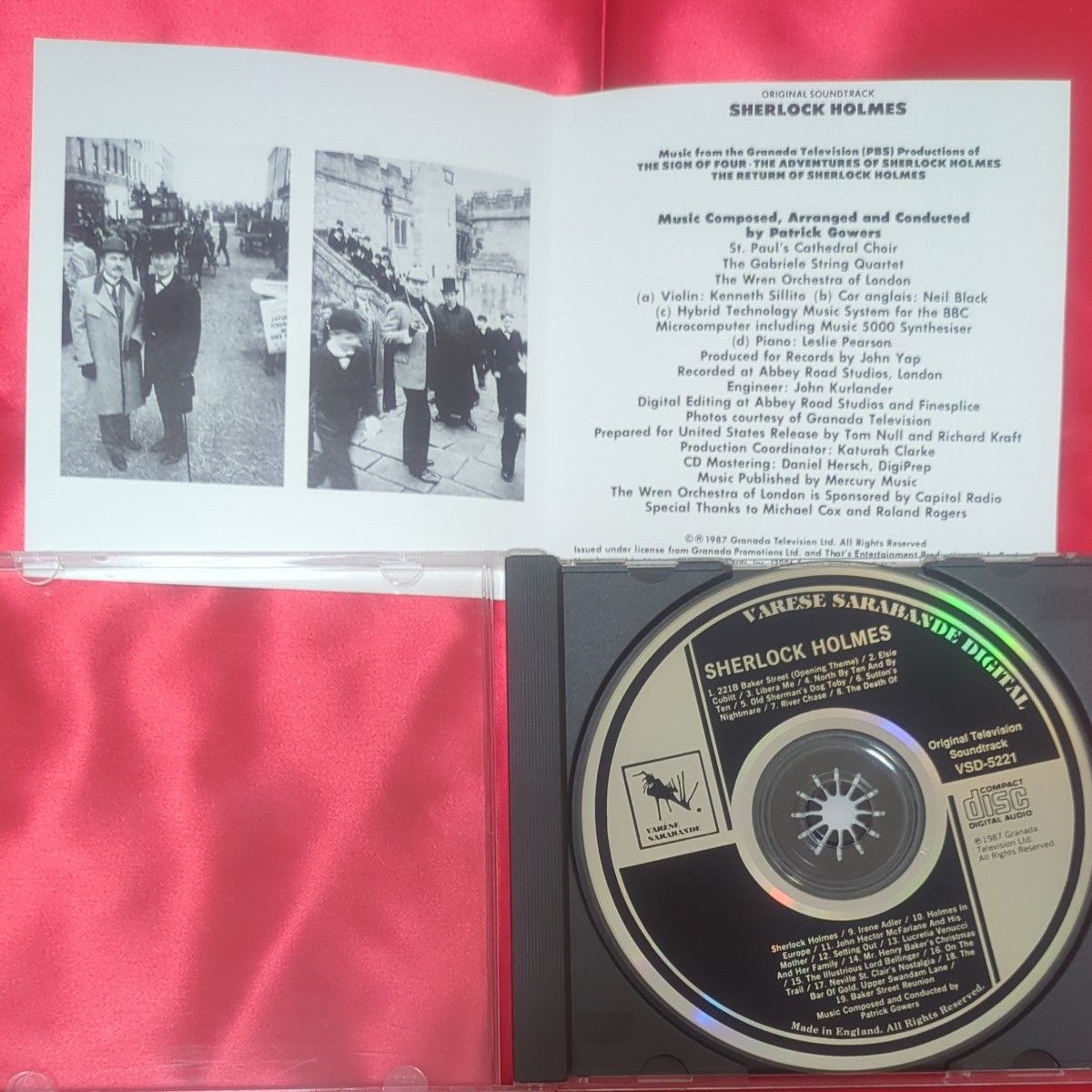 シャーロック ホームズ オリジナル サウンドトラック Patrick Gowers サントラ CD