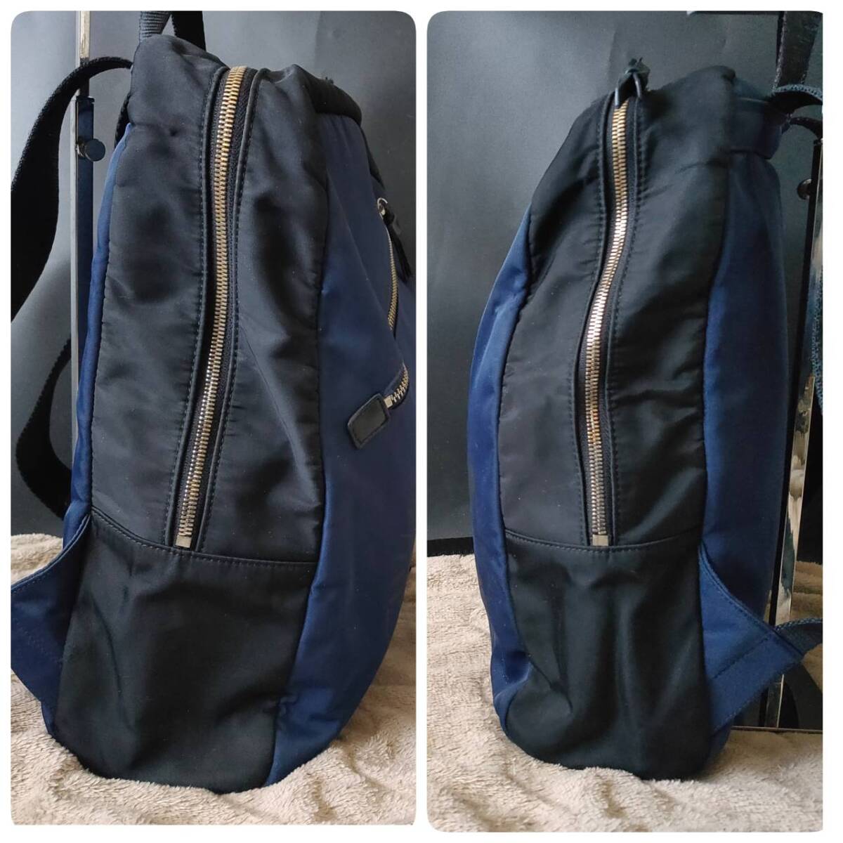 1 иен ~[ редкий / прекрасный товар ] Hunting World HUNTING WORLD рюкзак мужской деловой рюкзак A4 PC документы нейлон голубой 