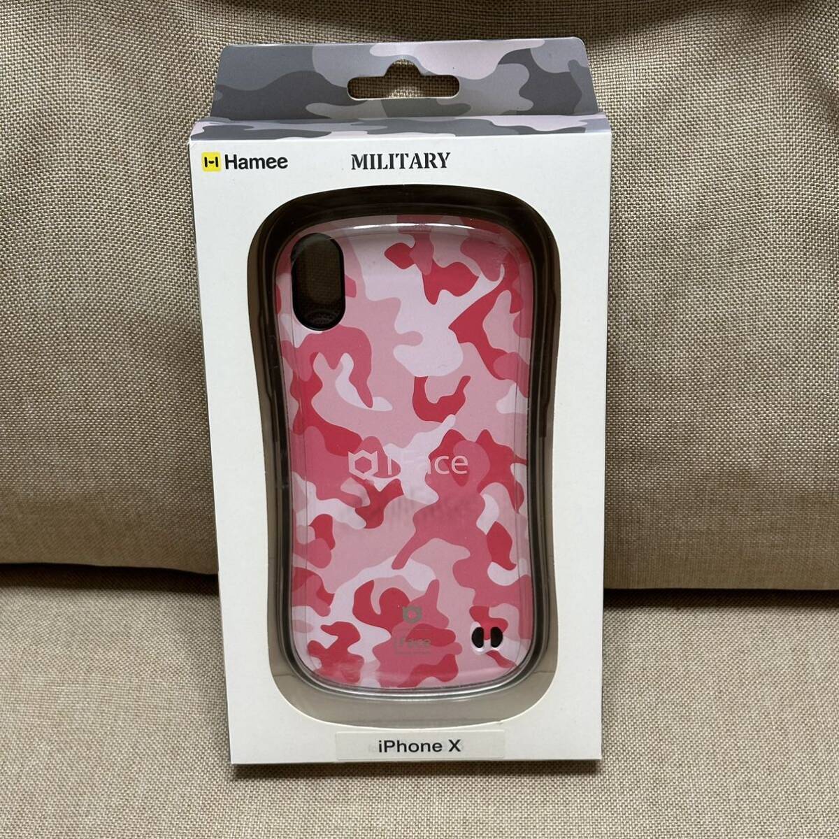 【OM240507-003】【未使用】 ハミィ iPhone X iFace First Class Military Pink アイフェイス ファーストクラス ピンク アウトレット品