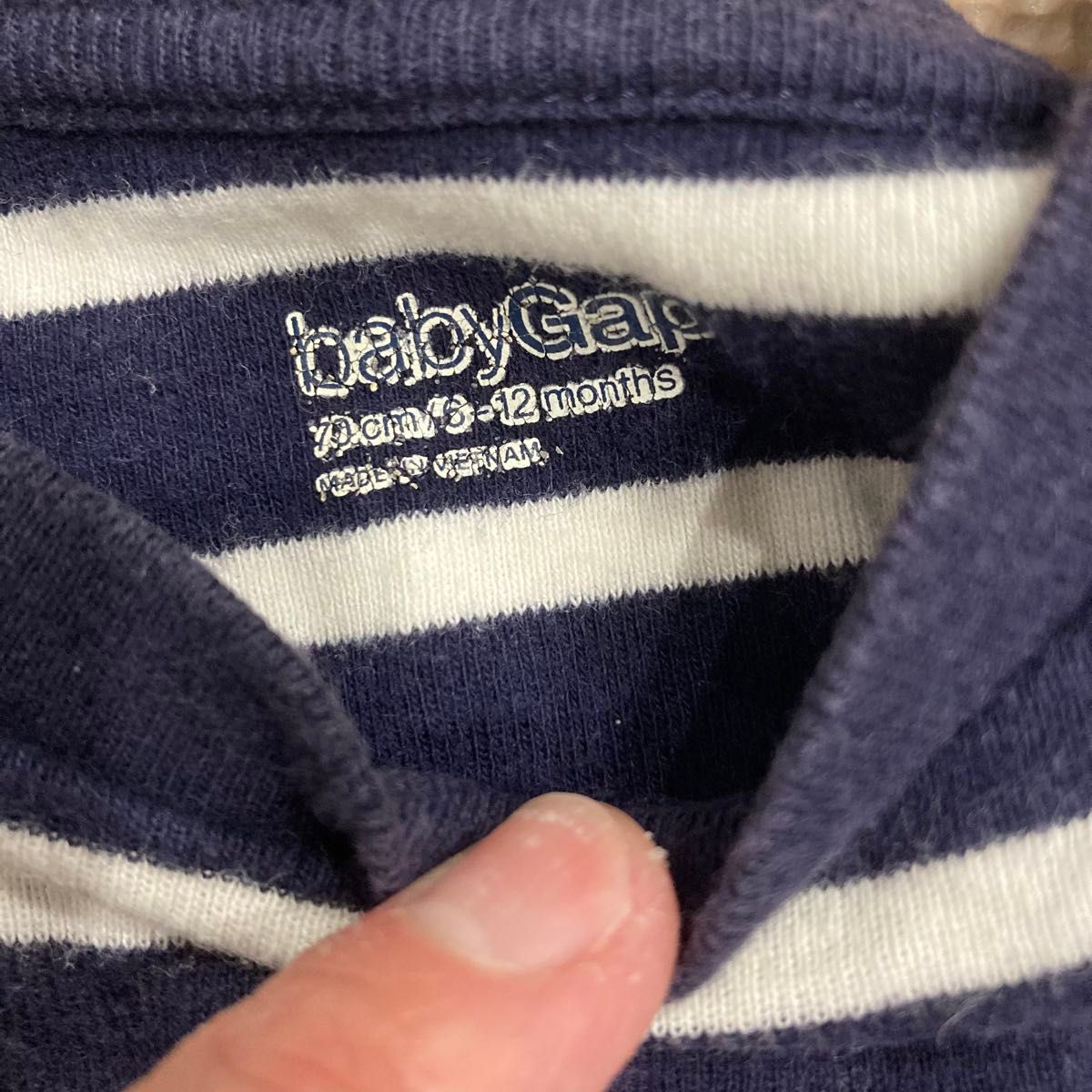 baby Gap ベビーギャップ　ロンパース　ボーダー　くま　70㎝