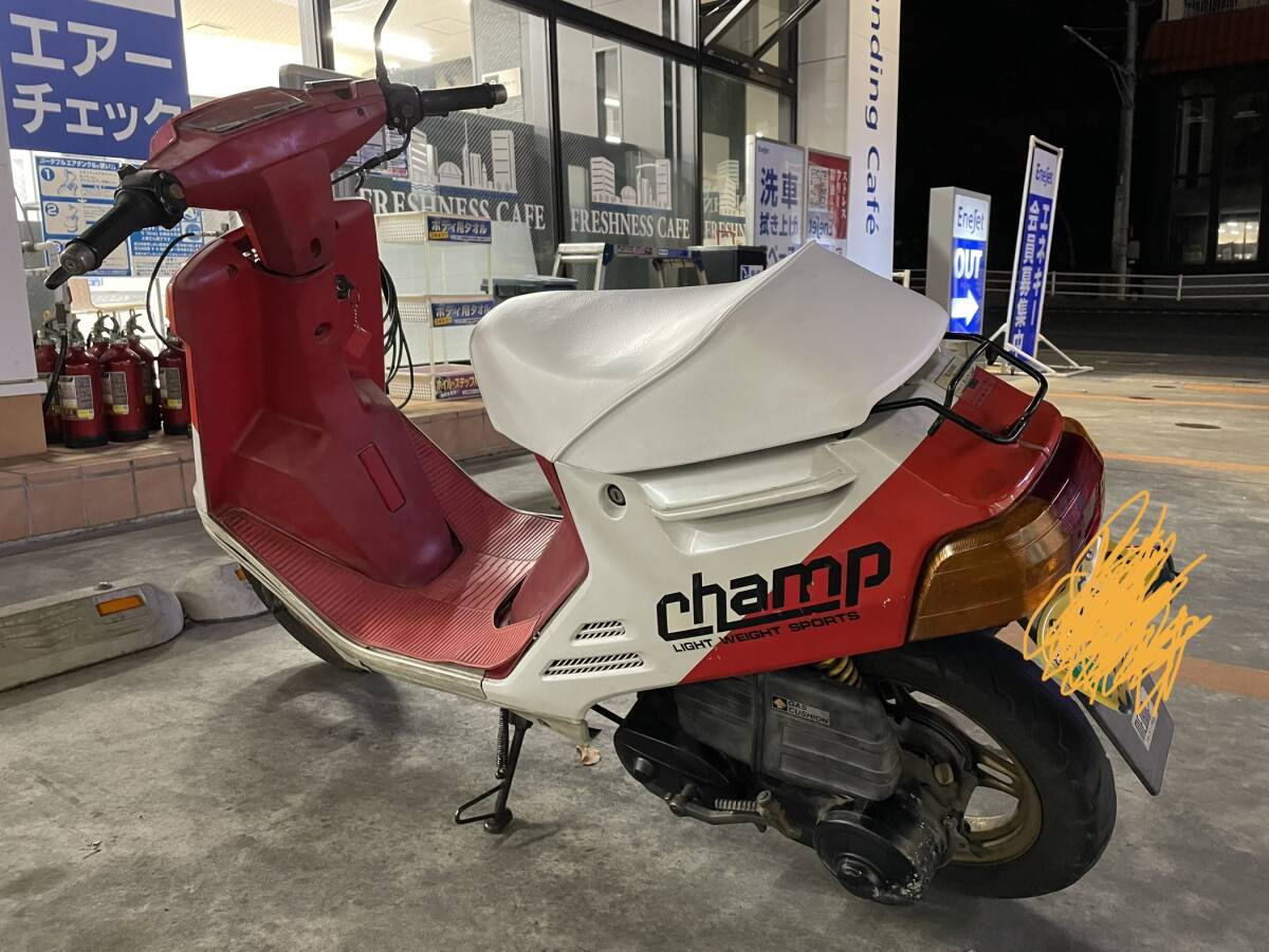 当時物　実働　チャンプRS マルボロ　2NA ヤマハ　チャンプ　縦型　2スト　旧車　ペリカンジョグ　佐田ビルダーズ_画像3