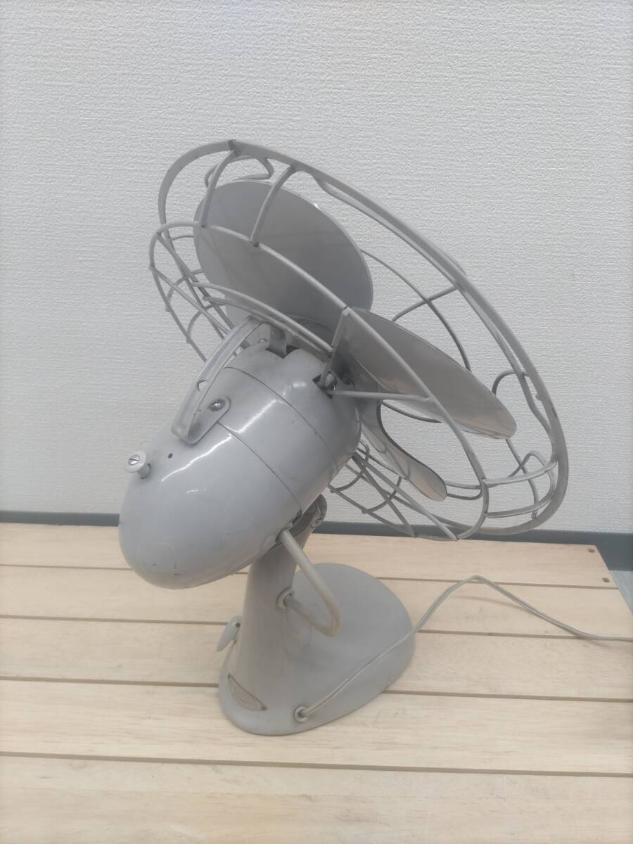 レトロ TOSHIBA A.C. ELECTRIC FAN FAN-DIA 30cm 東芝 扇風機 アンティーク ヴィンテージ ③の画像3