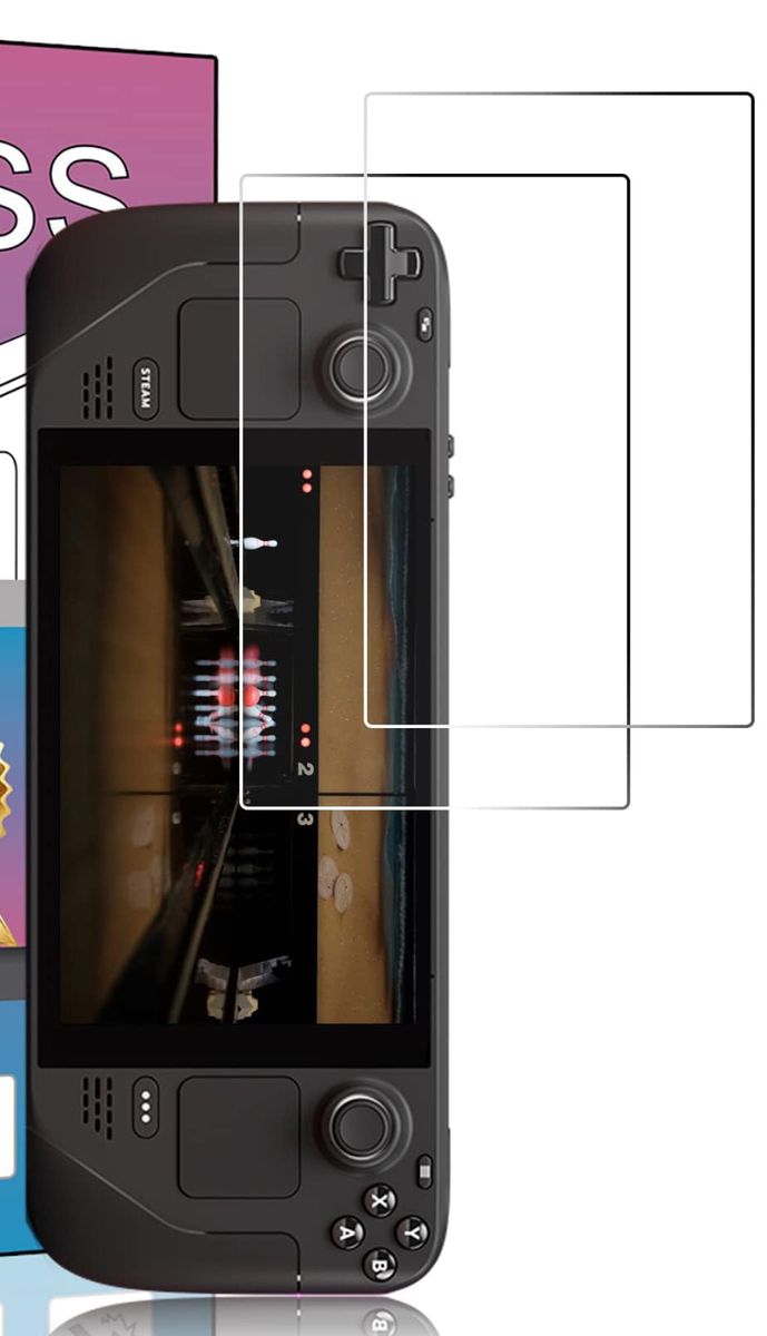 【2枚セット】対応 Steam Deck 用の専用ガラスフィルム 強化ガラス 液晶 ガラス 超薄型 保護フィルム 対応 