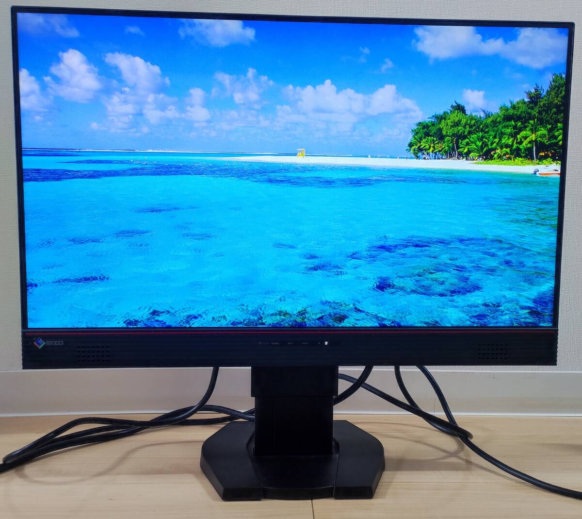 EIZO FORIS 23.8インチ液晶TFTモニタ ( 1920×1080 / IPSパネル / 4.9ms / ノングレア ) FS2434 リモコン付 使用時間5,173時間