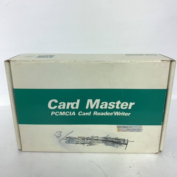 Card Master PCMCIA Card Reader Writer カードマスター PC パソコン 箱 取扱説明書の画像3