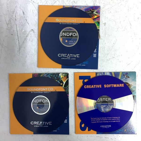 未開封　CREATIVE SOUND BLASTER AWE64 CD-ROM 箱 取扱説明書 ディスク クリエイティブ サウンドブラスター_画像10