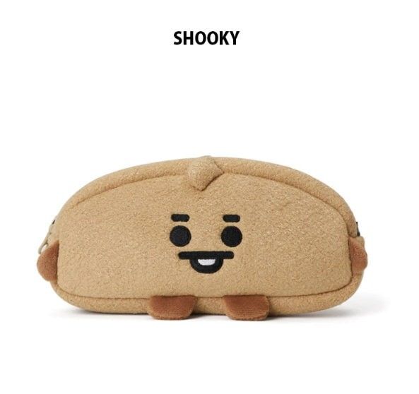 公式 BTS BT21【SHOOKY】BABY ペンケース　筆箱　化粧ポーチ