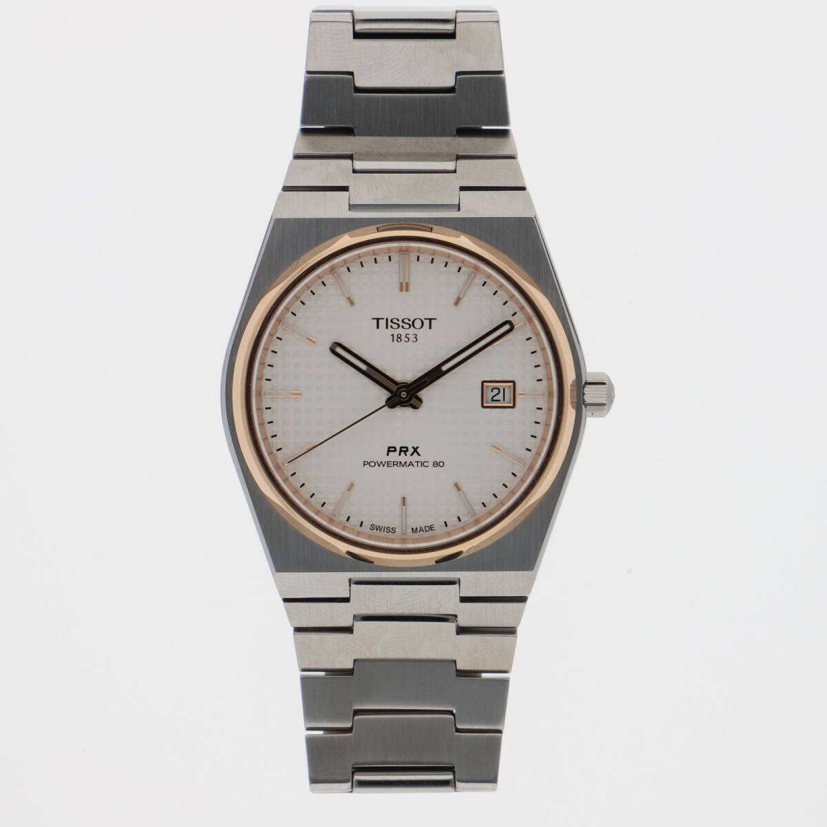 TISSOT ティソ T137407 パワーマティック パワーマティックダイヤル SS 自動巻き 純正ボックス メンズ 【120564】_画像1