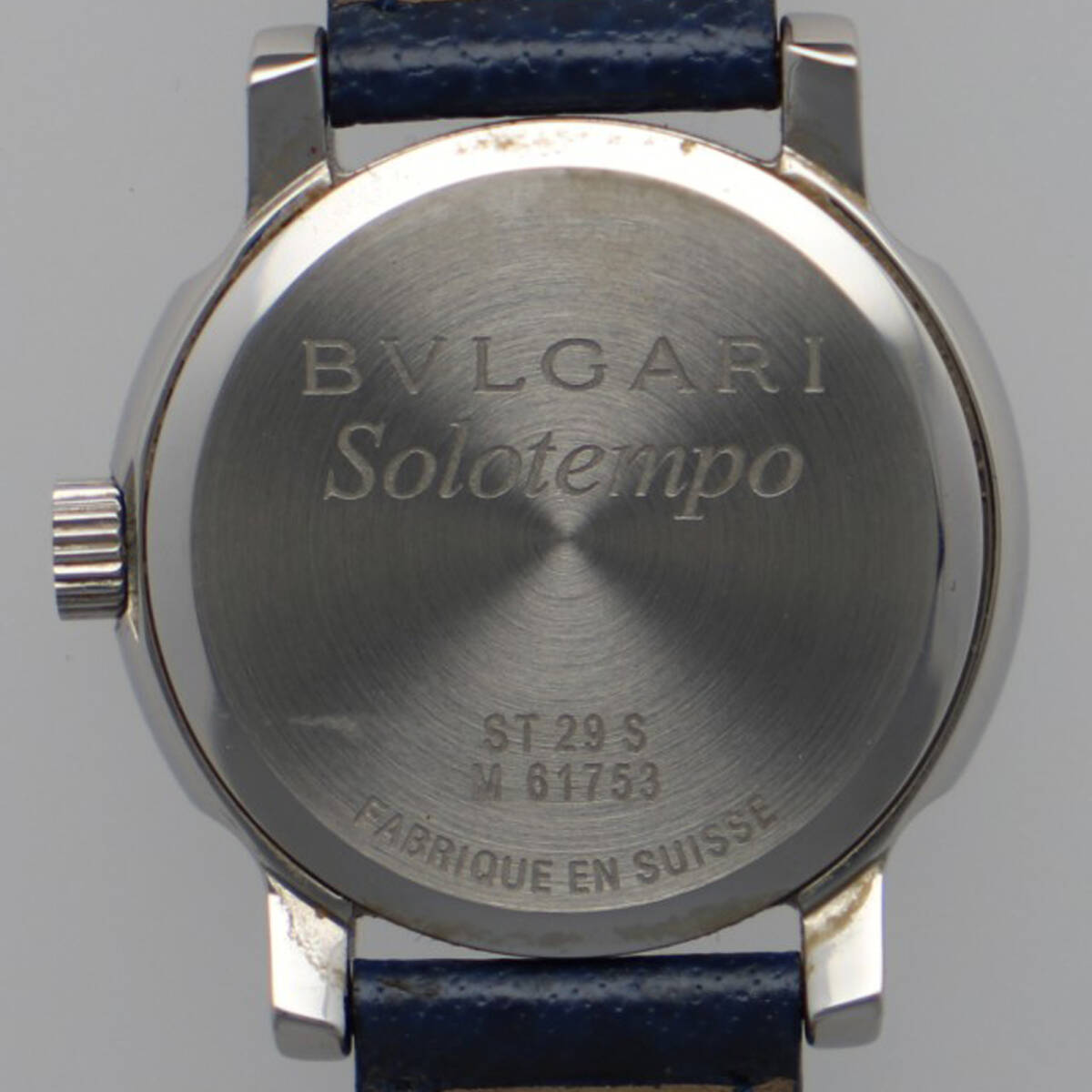 BVLGARI BVLGARY ST29S BVLGARY * BVLGARY Solotempo часы голубой dial SS/ кожа кварц женский [120694]