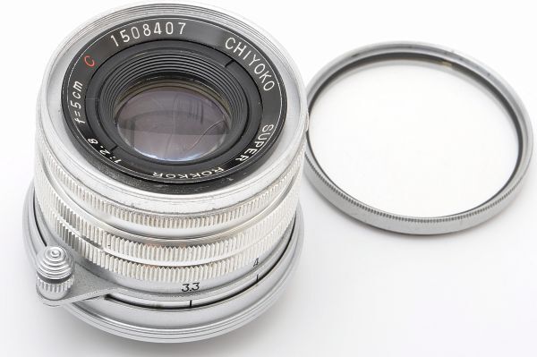 SUPER ROKKOR 5cm F2.8 CHIYOKO スーパーロッコール 千代田光学 Lマウント L39 スーパー ロッコール 5/2.8 ライカ Leica ライツ Leitzの画像1