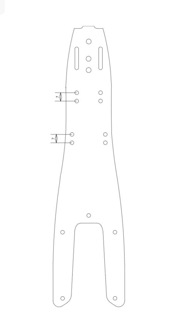 タミヤ　F103 カーボンシャーシ　2.5㎜　特注穴追加タイプ　蕨山Carbon_画像5