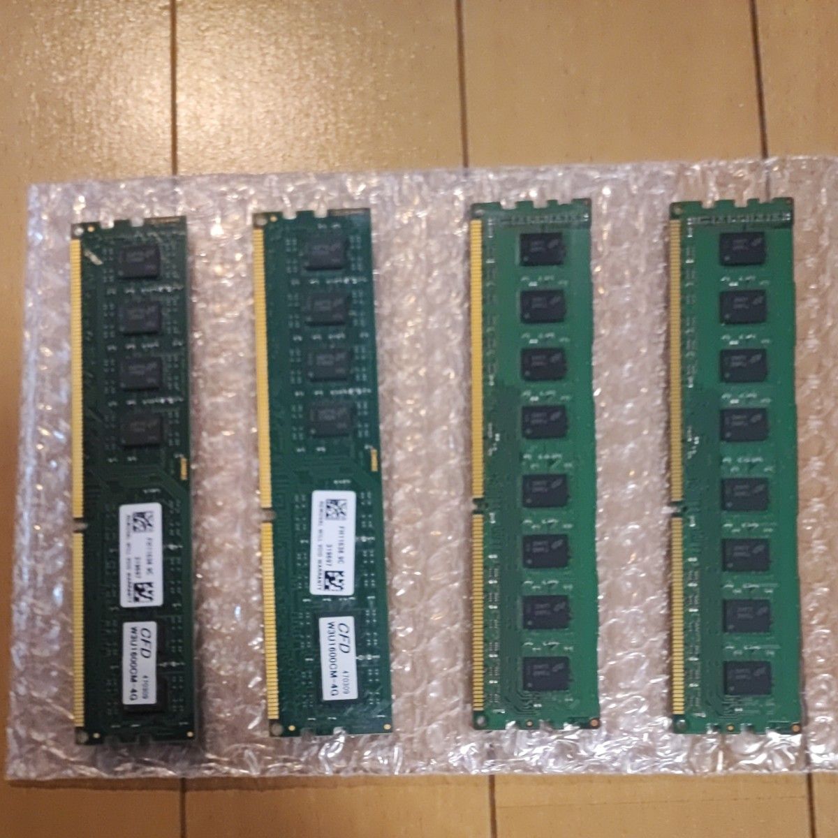 デスクトップ用4GBメモリ×4